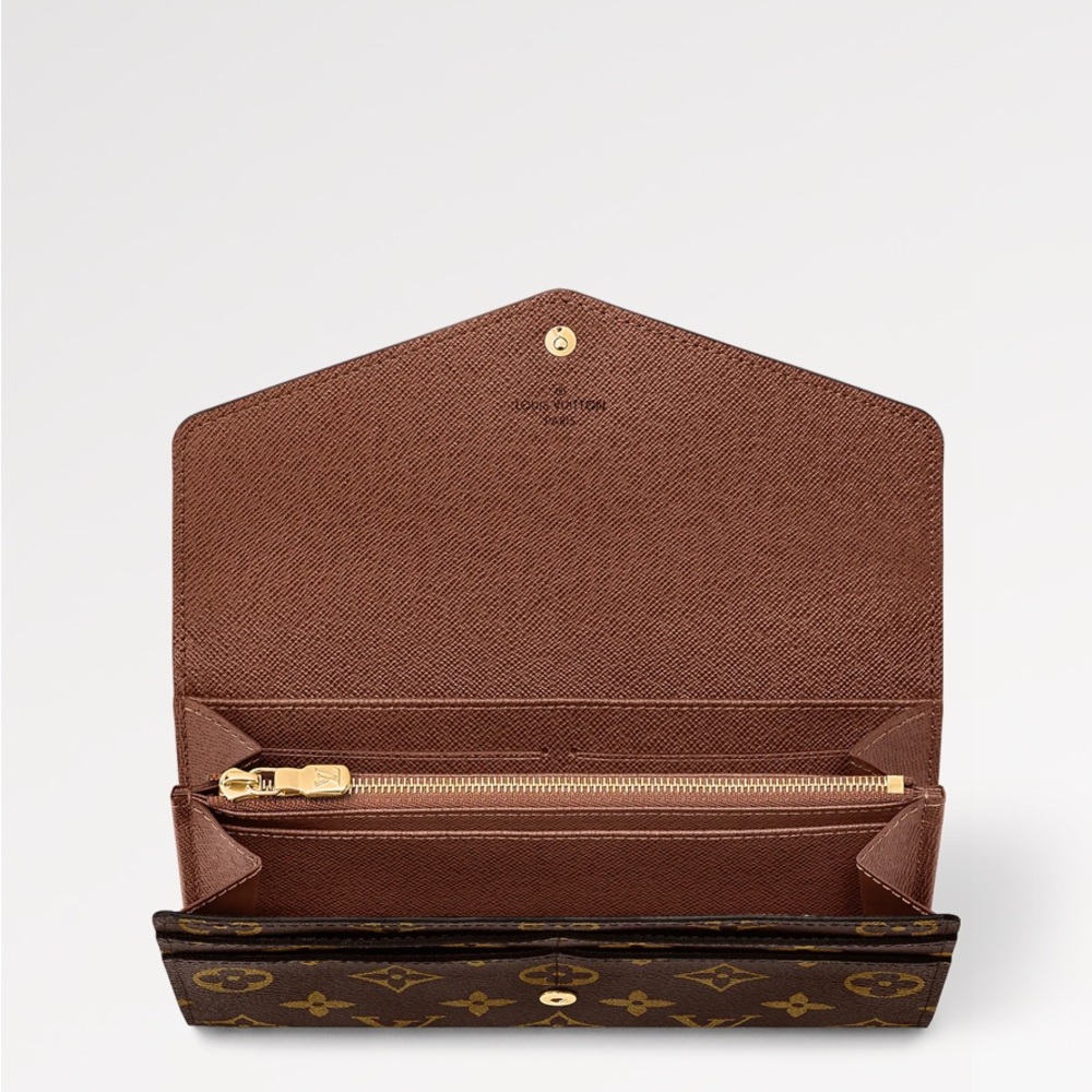 Louis Vuitton Dark Brown Monogram Wallet new, never use it
